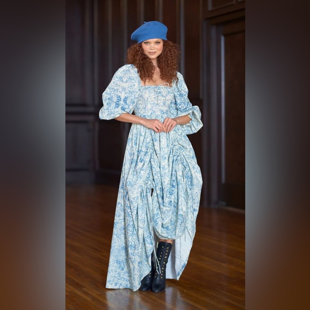 Selkie The Romantics Dress in Porcelain